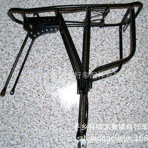 Bicycle Rack Steel Tube Heavy Duty King Rear <b>Mount</b> Black Iron <b>Frame</b> For Mountain Bike Cargo Carrier - Product Image 2