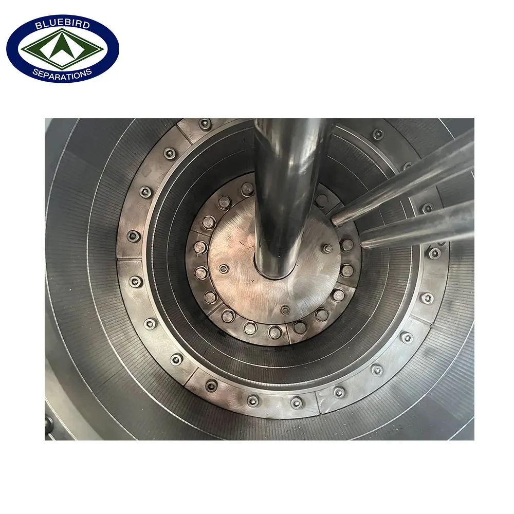 Salt Dewatering Centrifugal Machine Two Stage Piston Stainless Steel Pusher Centrifuge