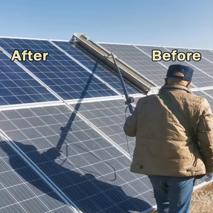 Panneaux solaires monocristallins avec nettoyeur et optimiseur solaires pour systèmes de toiture et de sol - Product Image 6