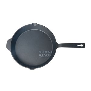 Groothandel <span class=keywords><strong>11</strong></span>'' antiaanbak gietijzeren koekenpan, voorgekruide gietijzeren braadpan, restaurantkwaliteit - Product Image 1