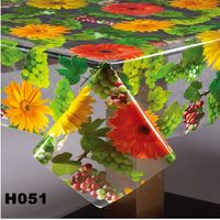 Housse de table imprimée, protection multi-tailles, tapis de bureau, nappes de table, housse de table en PVC transparent imprimée