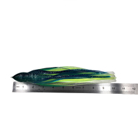 Leurre de pêche Weiyu OEM 10 pouces en PVC souple pour la pêche à la traîne et au jigging, jupe de poulpe Hoochie, avec nuancier de couleurs
