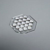 Projecteurs de faisceau de lumières de lavage de scène LED haut de gamme avec réseau de lentilles réalisant un support OEM de distribution de lumière de champ plat ultra-uniforme