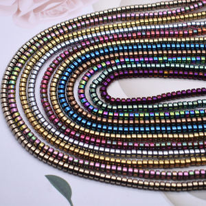 2/<span class=keywords><strong>3</strong></span>/4/6Mm Natuursteen Hematiet Kralen Facet Kubus Vierkante Losse Spacer Kralen Voor Sieraden maken Diy Armband Kleurbehoud - Product Image 3