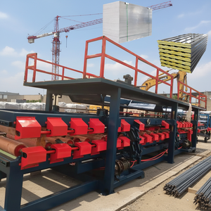 สายการผลิตแผ่นแซนวิช PU ความเร็วสูงแบบต่อเนื่องที่ปรับแต่งได้สำหรับแผ่นหลังคาและผนัง - Product Image 1