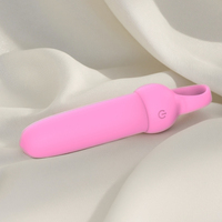 Mini vibromasseur puissant pour stimulation clitoridienne/du point G, masturbation vaginale pour femmes, silicone liquide, toucher extra doux