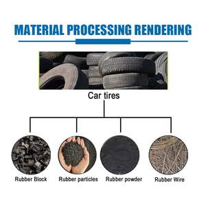 Lốp xe tự động tái chế thiết bị máy, giá cho Crumb cao su máy làm, lốp Shredder máy móc - Product Image 3