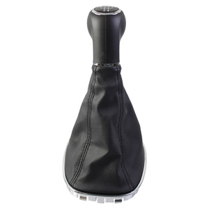 Opel Corsa D Gear <b>Shift</b> <b>Knob</b> Leather Cover 5 6 Speed Ergonomic Design Car Shifter Handle - Product Image 1