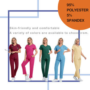 Tenues d'infirmière, ensembles de blouses médicales, vente en gros de blouses médicales, fournisseurs de blouses médicales, tenue d'infirmière, uniformes d'infirmière d'hôpital, style à fermeture éclair - Product Image 2