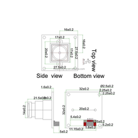 Module de caméra 2MP 90FOV USB2.0 sans pilote Android 30 cadres Format H264 H265 pour la reconnaissance faciale