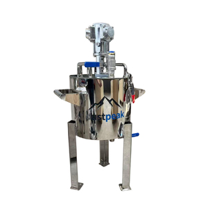 Cuve de Réaction Chimique Industrielle en Acier Inoxydable 304 316L, Bioréacteur Mélangeur 5L avec Agitateur Pneumatique, Récipient Moteur Personnalisable - Product Image 3