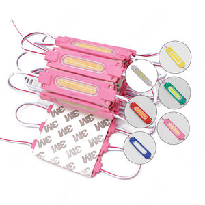 Module LED <span class=keywords><strong>76</strong></span>*20mm Lumière Monochrome Lampe ABS Moulé par Injection avec Couvercle Transparent en PC Basse Tension CC 12V 2W Puce COB - Product Image 1