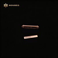 HONMEO OEM ODM Étiquettes métalliques personnalisées en alliage de zinc pour vêtements, chaussures, sacs, jeans, plaques de logo, étiquettes métalliques sur mesure