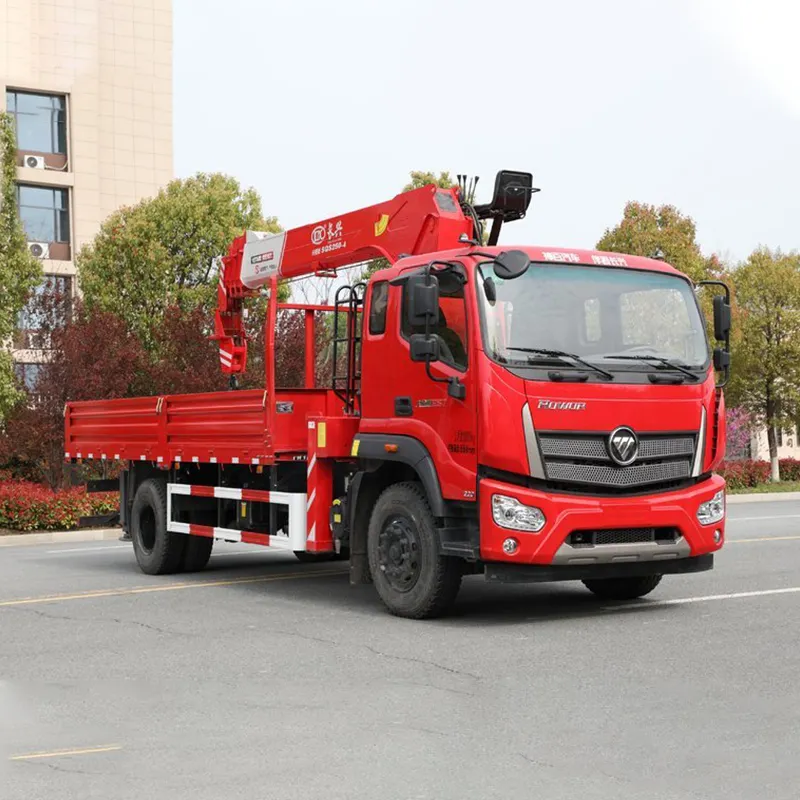 중국 트럭 장착 크레인 2 톤 4x2 1 톤 중고 트럭 장착 크레인 판매