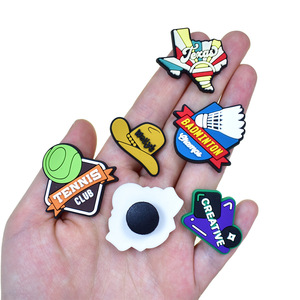 Nouveaux charms pour chaussures de sport, amovibles, en PVC souple, pour décoration de sabots DIY, accessoires pour chaussures de <span class=keywords><strong>basketball</strong></span> et de football, vente en gros - Product Image 2