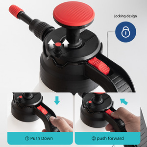 Mingou Foam Sprayer Bottle 1.5L Manual Pressure Car Wash <b>Cleaner</b> <b>Spray</b> Gun for Vehicle Cleaning - Product Image 5