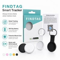 Traceur GPS ABS avec Bluetooth pour Android et iOS, portée sans fil de 70 m, batterie de 240 mAh, USB 2.0, faible consommation