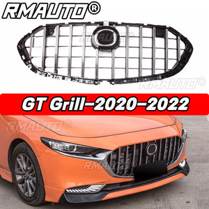 Rejilla Delantera para Auto RMAUTO, Estilo Panal de Abeja, Malla de Diamante, Kit de Carrocería para Mazda 3 Axela 2014-2022, Accesorios para Auto - Product Image 5