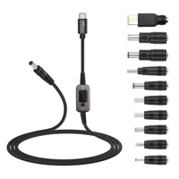 Câble factice Type-C vers DC DC005 multifonction à tension réglable 9V-20V 100W pour la charge des ordinateurs portables, des caméras embarquées et des moniteurs