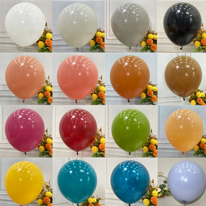 Globos Biodegradables Retro <span class=keywords><strong>para</strong></span> <span class=keywords><strong>Cumpleaños</strong></span>, 1.8g, Color Vintage Bonito, Forma Redonda, Globos de Látex <span class=keywords><strong>para</strong></span> Decoración de Fiestas - Product Image 5