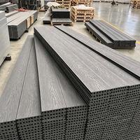 Plancher de terrasse WPC 25 mm à clipser, style moderne et minimaliste, pour extérieur, imperméable, aspect bois, résistant à la décomposition, double emboîtement