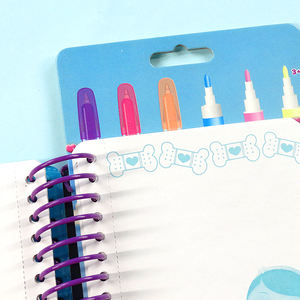 Anak-anak Belajar Menggambar Mewarnai Set Disesuaikan Spiral Mewarnai Buku untuk Anak-anak dengan Warna Pembuat - Product Image 5