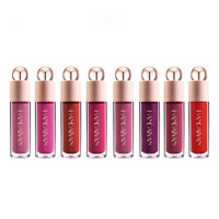 HANDAIYAN 8 Couleurs Brillant à Lèvres Pailleté Velours Brume Mat Glaçage à Lèvres Longue Durée Imperméable Anti-Transfert Rouge à Lèvres Set SS