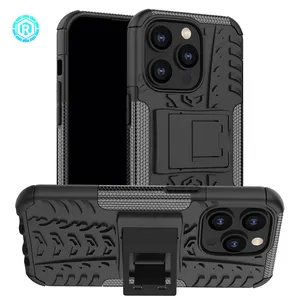 Beliebte Hybrid TPU PC Material Doppels chutz Skid proof Sweat proof Phone Case für IPhone 14 Pro