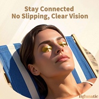 Lunettes de lit de bronzage transparentes jetables-Livrées avec une boîte en plastique pour que vous puissiez stocker et transporter plus facilement.