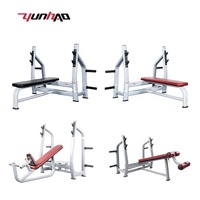 Banc de musculation inclinable multifonctionnel commercial en gros, banc de musculation réglable plat, construction en acier + PU, capacité de 400 kg