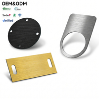 Plaques d'identification industrielles en aluminium anodisé et acier inoxydable, personnalisées, vierges, gravées et imprimées, pour signalétique de marque en métal – Vente en gros