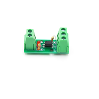 Módulo de aislamiento de acoplamiento óptico EL817/PC817 Aislador fotoeléctrico Acoplador óptico electrónico con soporte de riel de guía de coque