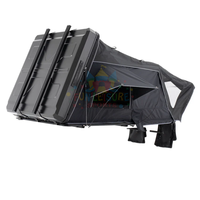 Tente De Toit De Voiture Imperméable Tente De Toit En Aluminium Tente De Toit À Coque Rigide Avec Toile Durable Offrant Un Grand Camping En Plein Air