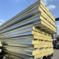 Produsen Bahan Bangunan Berkualitas Tinggi Panel Sandwich Rock Wool Tahan Api Dengan Harga Terbaik