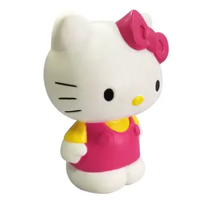 Belle figurine d'action de fournisseur de figurines en plastique d'OEM de chat d'anime du Japon