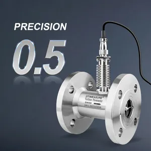 Débitmètre à turbine à eau avec acier inoxydable pour mazout Diesel Methy Alcohol Pulse numérique 4-20mA