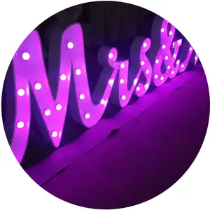 Led Wedding Giant 3ft marquee letters Big Light Up Marquee Number Letters Lights