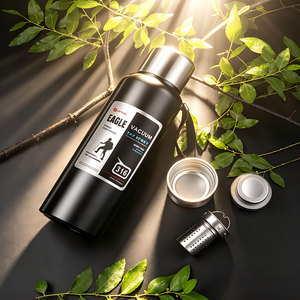 New Design 12oz Fashion Double Wall Stainless Steel Coffee <b>Mug</b> Insulated Tumbler Cups with Handle Coffee <b>Mug</b> Hot Cold Vacuum - Product Image 3