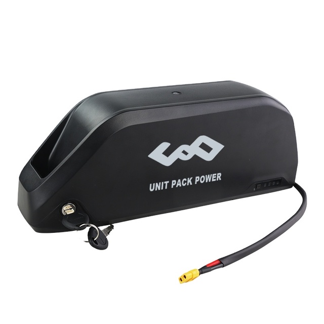 US Stocked Polly Shark 48V 13Ah 13S5P Ebike Lithium Battery With 30A BMS and 2A Charger for Electric Bike 250W-1200W Motor