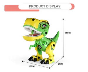 <span class=keywords><strong>Jouet</strong></span> <span class=keywords><strong>robot</strong></span> <span class=keywords><strong>dinosaure</strong></span> en alliage avec support de téléphone, modèle de simulation musicale et lumineuse éducatif pour enfants - Product Image 6