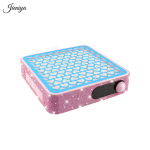 Pembe Rhinestone tırnak malzemeleri parlatıcı tırnak matkap manikür süpürge yarım ay aydınlatma UV lamba toz fırça tırnak alet takımı - Product Image 6