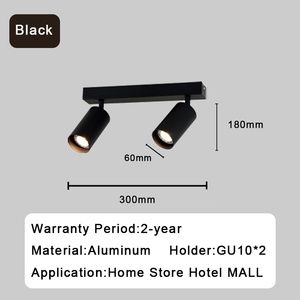 <span class=keywords><strong>Plafonnier</strong></span> Décoré Moderne <span class=keywords><strong>4</strong></span> têtes 3 têtes 2 têtes 1 tête Noir Blanc Couleur GU10 Ampoule Aluminium Pendentif Lumière Spot <span class=keywords><strong>Led</strong></span> - Product Image 5