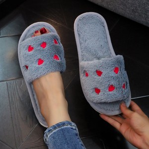 New Product Wholesale EVA Sole Cute Floor Slippers Plush Ladies' Home Slippers With Brand New High Quality - Product Image 3