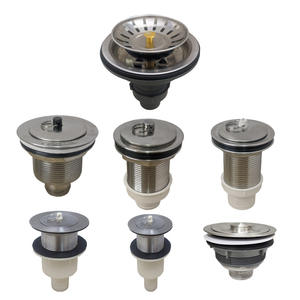 Fregadero Doble de Estilo Antiguo para Lavar Platos, Accesorio de Acero Inoxidable con Desagüe Antiolores para Fregadero de Lavandería - Product Image 1