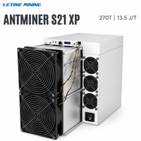 Antminer S21XP 270T Bitcoin Miner Bitmain 270TH/s 13.5J/T SHA256, mineur ASIC à refroidissement par air, équipement de minage BTC BCH BSV