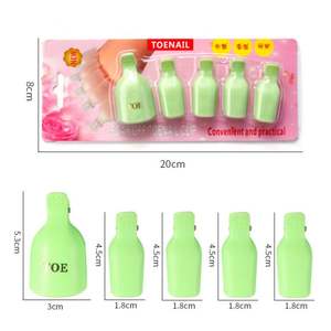 Autres outils pour l'art des ongles, best-seller, lot de 5 pinces pour retirer les ongles d'orteils, 6 options de couleurs, pinces de pédicure pour le gel, dépose du vernis - Product Image 3