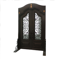 Portails modernes en fer forgé à ouverture battante, style octogonal pliable, pour extérieur, parcs, hôtels, villas, jardins, cours et écoles, directement de l'usine