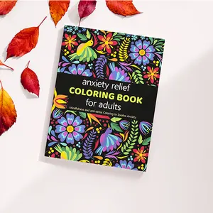 사용자 정의 만다라 애니메이션 크레용 컬러 색칠하기 책 어린이 그림 성인을위한 색칠하기 책 인쇄