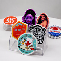 Autocollants en vinyle PVC blanc résistant aux UV, imperméables, durables, découpés à la forme, avec logo personnalisé