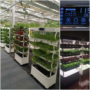 เครื่องปลูกผักอัตโนมัติ ระบบให้น้ำหยดอัจฉริยะ พร้อมส่วนประกอบหลัก PLC สำหรับการปลูกพืชไร้ดินในร่ม - Product Image 2